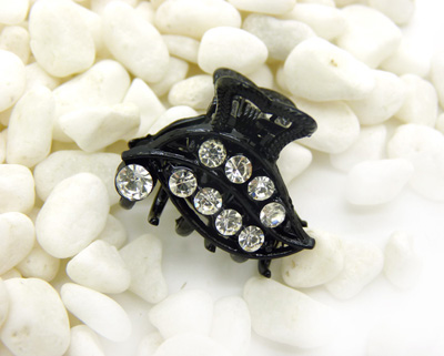 韩版饰品合金水钻抓夹头饰 -合金水钻爪夹	