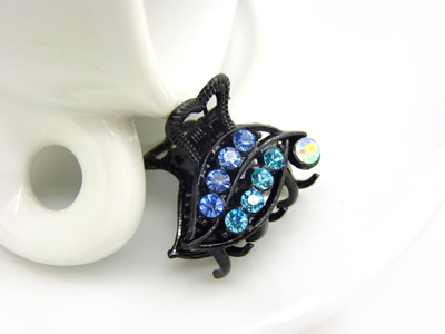 韩版饰品合金水钻抓夹头饰  -合金水钻爪夹	