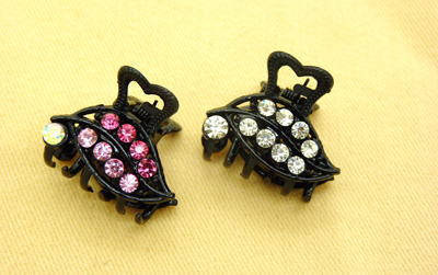 韩版饰品合金水钻抓夹头饰-合金水钻爪夹