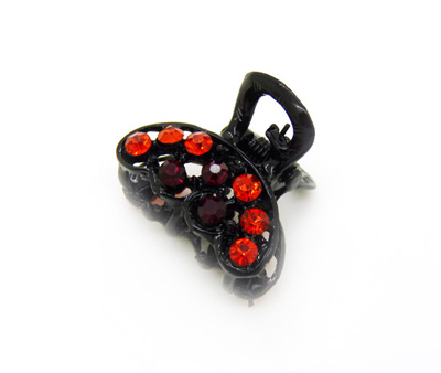 韩版饰品合金水钻抓夹头饰 -合金水钻爪夹	