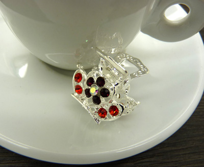  韩国进口永久保色水钻合金小抓夹刘海夹 -合金爪夹	