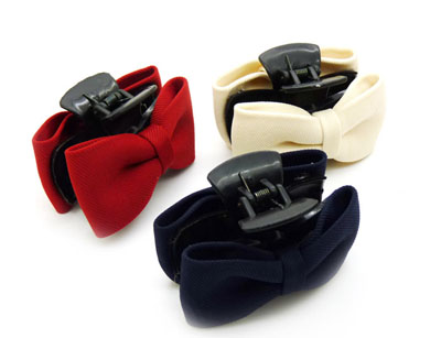 韩版大号蝴蝶结抓夹韩版头饰头花 -大爪夹