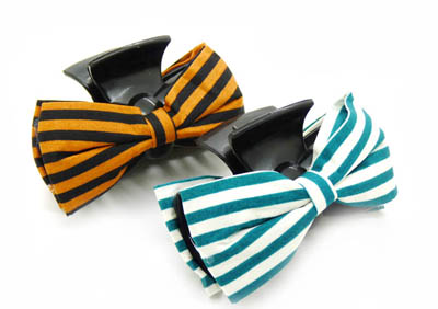 新款布艺大蝴蝶结抓夹顶夹发饰头饰 -饰品个性爪夹	