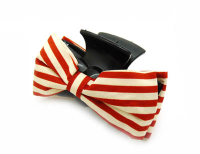 新款布艺大蝴蝶结抓夹顶夹发饰头饰 -饰品个性爪夹	