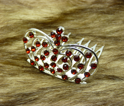 新款时尚最美新娘饰品小钻合金韩式彩钻皇冠	