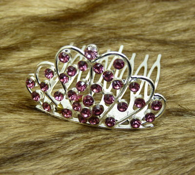 新款时尚最美新娘饰品小钻合金韩式彩钻皇冠	