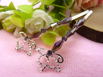 韩国正品 永久闪耀 合金保色 短发发饰夹子水钻边夹对夹带钻卡子-13号	