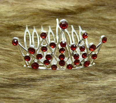 新款时尚最美新娘饰品小钻合金韩式彩钻皇冠	