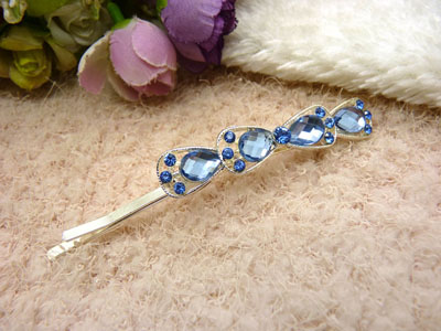 韩国正品  永久闪耀 合金保色对夹竖夹顶夹水钻正品-21号