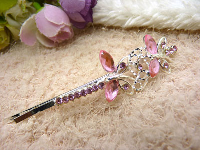 韩国正品 永久闪耀 合金保色 对夹竖夹顶夹水钻正品 小头饰品韩国-21号	