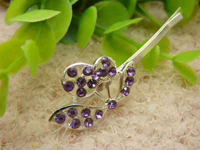 韩国正品 永久闪耀 合金保色对夹竖夹顶夹水钻正品 小头饰品韩国-20号