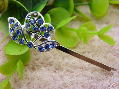 韩国正品 永久闪耀 合金保色发卡对夹竖夹顶夹水钻正品 小头饰品韩国-20号	