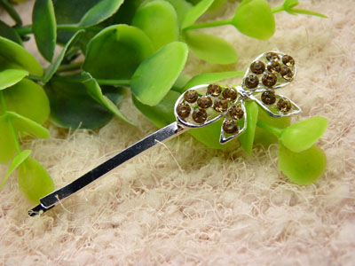 韩国正品 永久闪耀 合金保色对夹竖夹顶夹水钻正品 小头饰品韩国-20号	