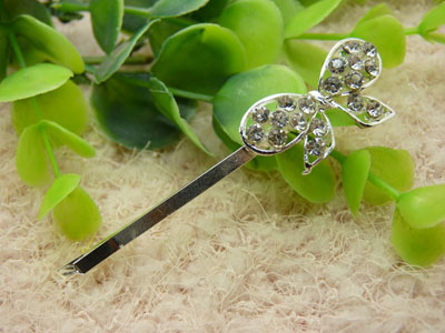 韩国正品 永久闪耀 合金保色对夹竖夹顶夹水钻正品 小头饰品韩国-20号	