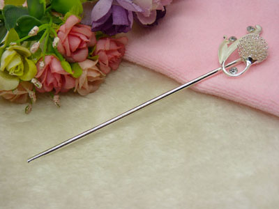 手工复古典岫玉发簪子发叉汉服旗袍古装头饰发叉-27号	