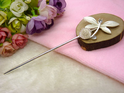 手工复古典岫玉发簪子发叉汉服旗袍古装头饰发叉-27号	