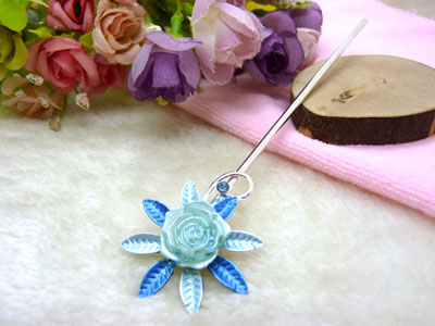 手工复古典岫玉发簪子发叉汉服旗袍古装头饰发叉-27号