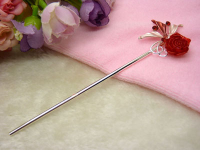 手工复古典岫玉发簪子发叉汉服旗袍古装头饰发叉-27号