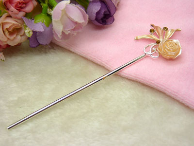 手工复古典岫玉发簪子发叉汉服旗袍古装头饰发叉-27号