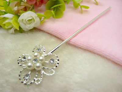 手工复古典岫玉发簪子发叉汉服旗袍古装头饰发叉-27号	