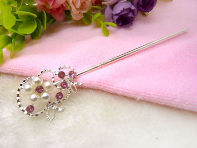 手工复古典岫玉发簪子发叉汉服旗袍古装头饰发叉-27号	