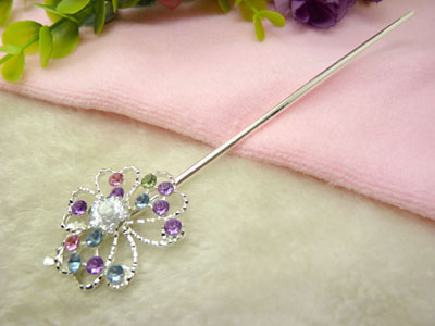 手工复古典岫玉发簪子发叉汉服旗袍古装头饰发叉-27号	