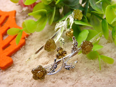 韩国头饰繁花春水发夹对夹边夹刘海夹-长拱夹对夹17号