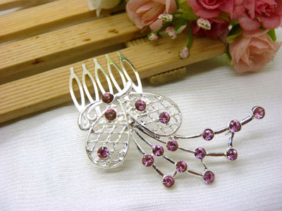  韩国盘发插梳发夹发饰 韩版发卡发插合金保色