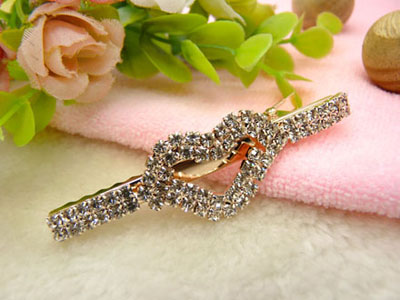 韩国鸭嘴夹发饰水钻发夹边夹一字夹刘海夹