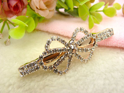 韩国鸭嘴夹发饰水钻发夹边夹一字夹刘海夹