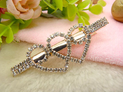 韩国鸭嘴夹发饰水钻发夹边夹一字夹刘海夹头饰