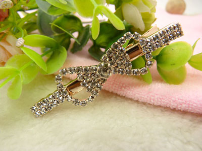 韩国鸭嘴夹发饰水钻发夹边夹一字夹刘海夹头