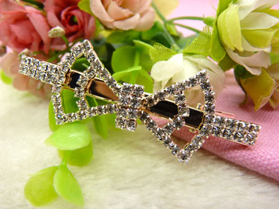 韩国鸭嘴夹发饰水钻发夹边夹一字夹刘海夹头饰