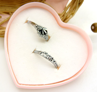 韩版 潮人姐妹钛钢戒指 情侣戒指姐妹指环	