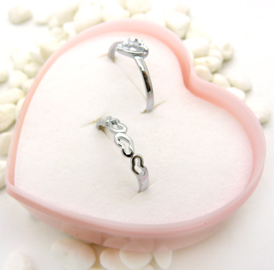 韩版情侣对戒饰品 姐妹指环女戒 时尚钛钢潮流戒子	