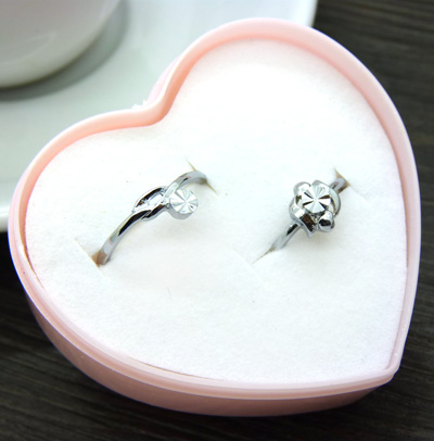 韩版情侣对戒饰品 姐妹指环女戒 时尚钛钢潮流戒子	