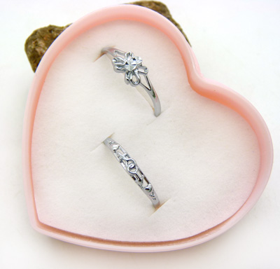 韩版永恒爱简约男女潮人指环 钛钢时尚戒子 礼品盒装	