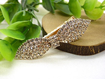 新款满水钻顶夹头饰发饰 珍珠闪钻发夹边夹 