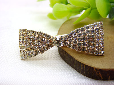 新款满水钻顶夹头饰发饰 珍珠闪钻发夹边夹 