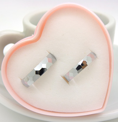 韩版潮流情侣戒指 男女对戒 钛钢指环	