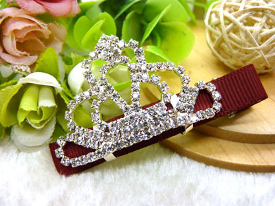 韩版水钻发夹蝴蝶结鸭嘴夹抓夹刘海一字夹顶夹边夹