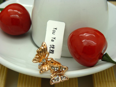 电镀玫瑰金 几何元素春夏款戒指 镶钻 女 韩版赠送3个精美戒指盒