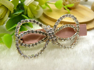 蝴蝶结鸭嘴夹抓夹刘海一字夹  合金保色 韩国正品