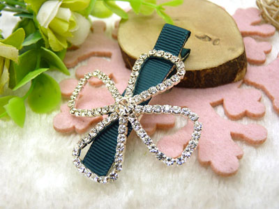 蝴蝶结鸭嘴夹抓夹刘海一字夹顶夹边夹对夹   合金保色 韩国正品 