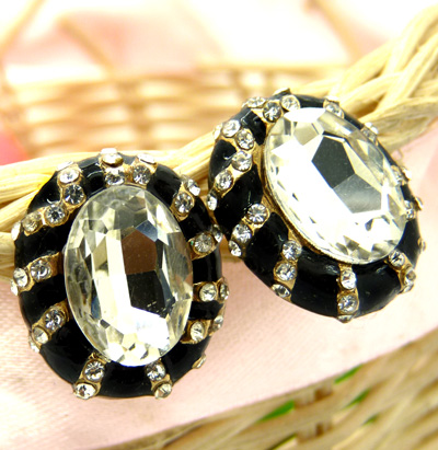 奥地利水晶耳环 女 耳饰 耳坠 韩国饰品 耳扣 