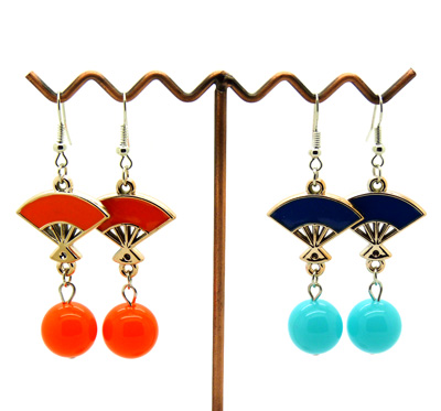 民族优雅个性耳环 韩式时尚耳坠 潮人流行前沿耳饰	