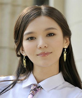 时尚耳环气质夸张合金属夜店高档耳钉 耳坠	