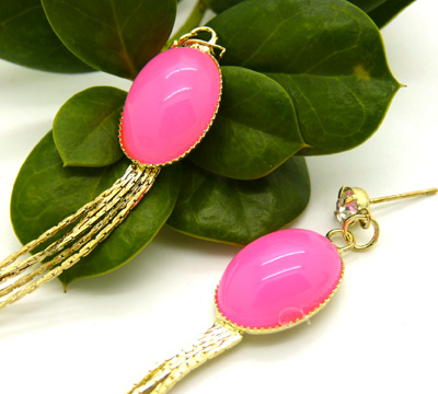 明星款长款流苏时尚耳环气质夸张合金属夜店高档耳钉 耳坠	