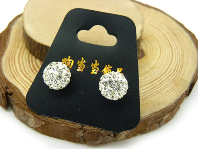 响当当饰品星星球耳钉施华洛世奇水钻耳钉