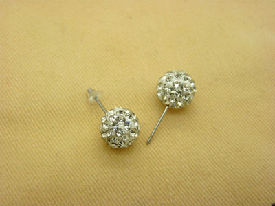 响当当饰品星星球耳钉 施华洛世奇水钻耳钉